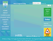 Tablet Screenshot of malonecollege.org.uk